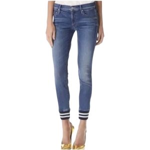 MOTHER The Trainer - The Famous Heroine Skinny Denim Cuffed Jeans Sz 27